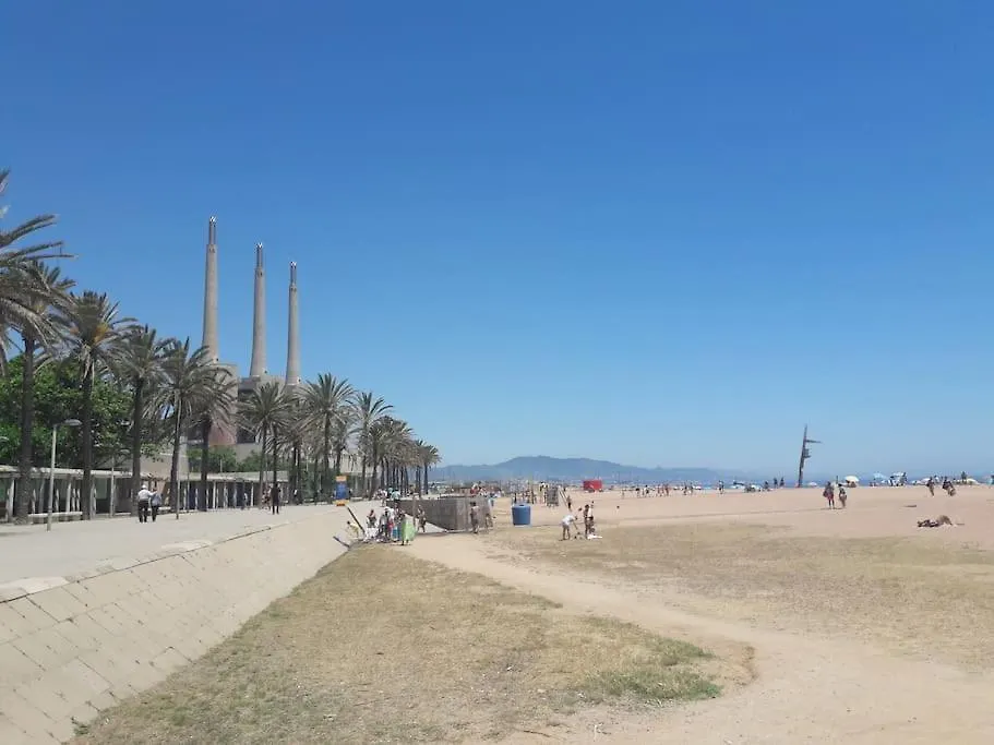 5 Min To The Sea And 15 Min To Barcelona Center Apartment Sant Adria de Besos Spain